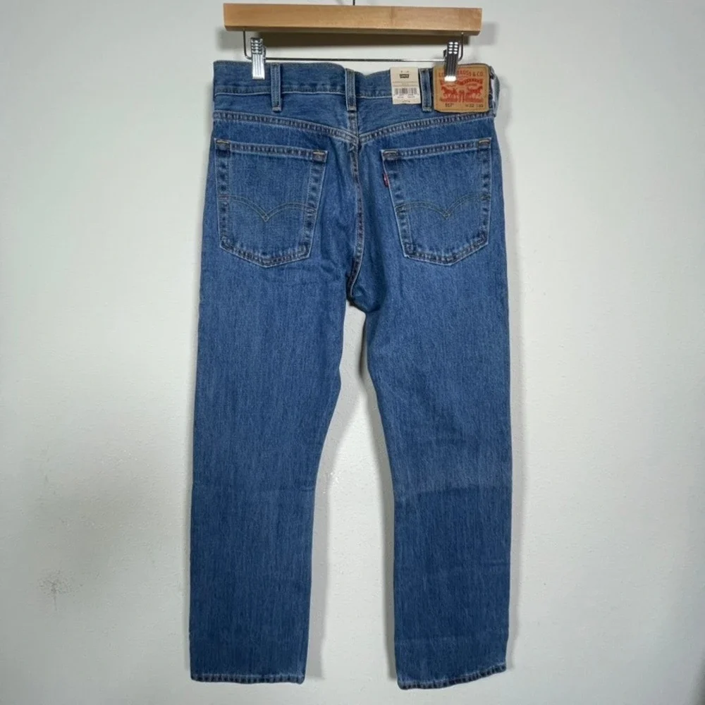 Levi's 517 Bootcut Jeans Mens 32x32 Blue Cotton Denim Medium Wash Western Cowboy